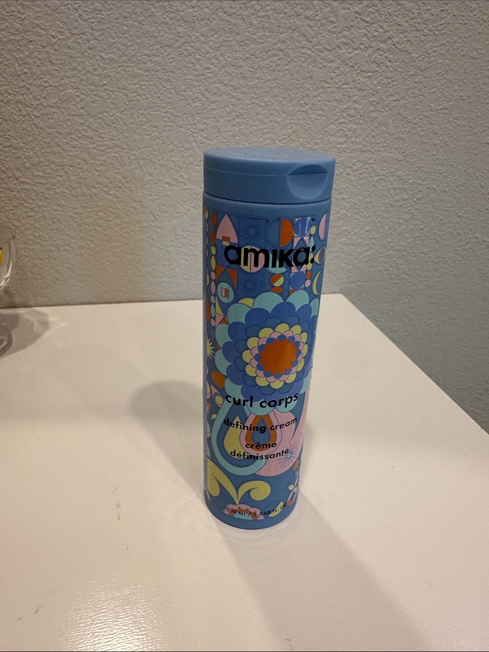 amika Curl Corps Defining Cream - Blue Floral Design